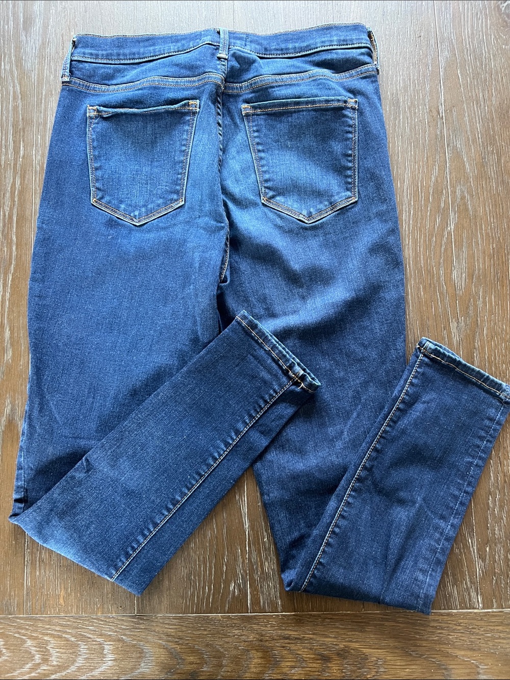 GAP Women’s Sculpt Stretch Skinny Jeans in Dark Blue Wash 30R Size 10 - Picture 3 of 6